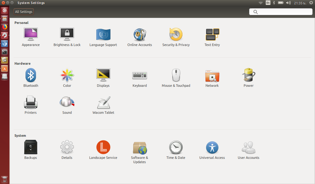 การตั้งค่าพื้นฐานทั่วไปง่ายๆผ่านไอค่อน setting ตัว OS มาพร้อม firefox